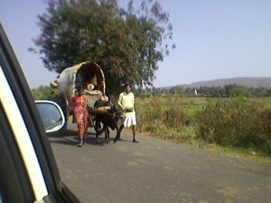 villagers going to the fair