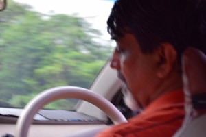 Dayanand, planning his travel route.