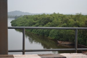 Rich alluvial soil that allows rice and cashew growing