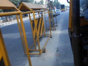auto track marked by Bangalore traffic cell