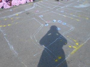 he map marked with Poop