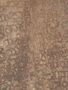 the old kannada writing panel