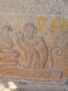 The monkey and snake panel