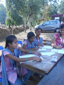 patients registering them selves for check up
